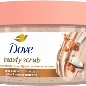 Dove Beauty Scrub Esfoliante Corporal de Coco e Açúcar Mascavo 280g