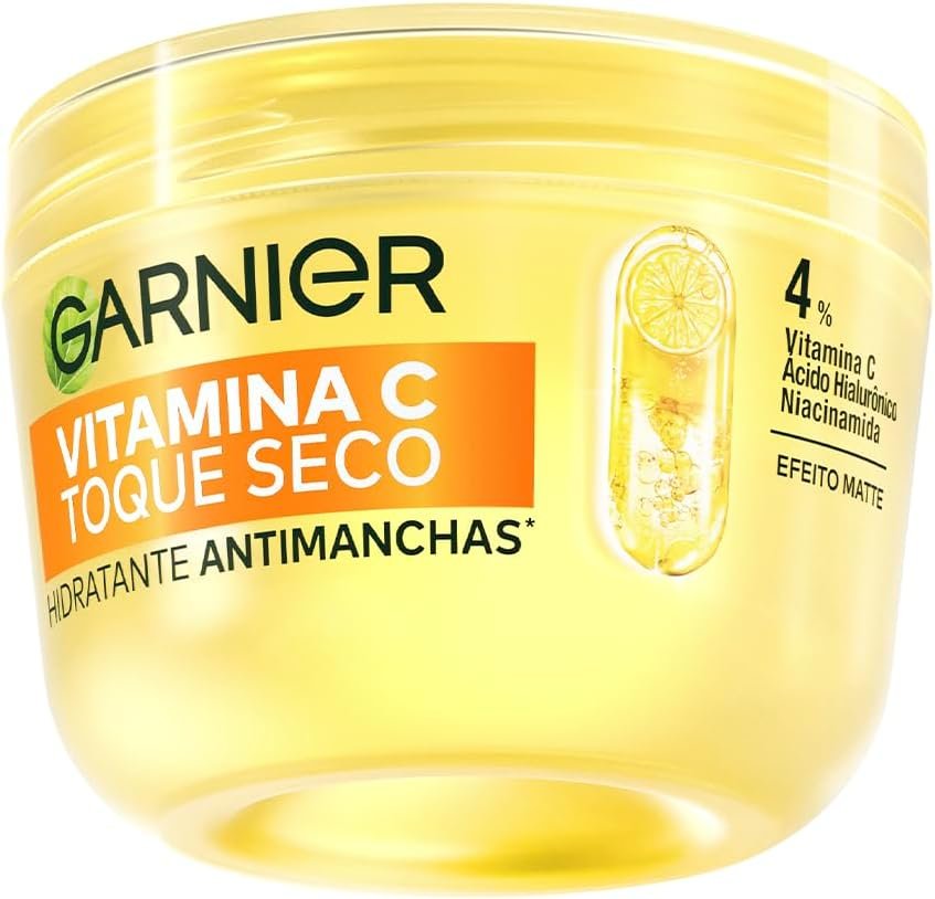 Gel Creme Hidratante Facial Antimanchas Toque Seco, com Vitamina C, Niacinamida e Ácido Hialurônico 85g