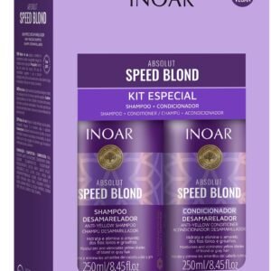 Inoar, Speed Blond Kit Duo – Shampoo e Condicionador Matizador - 250ml